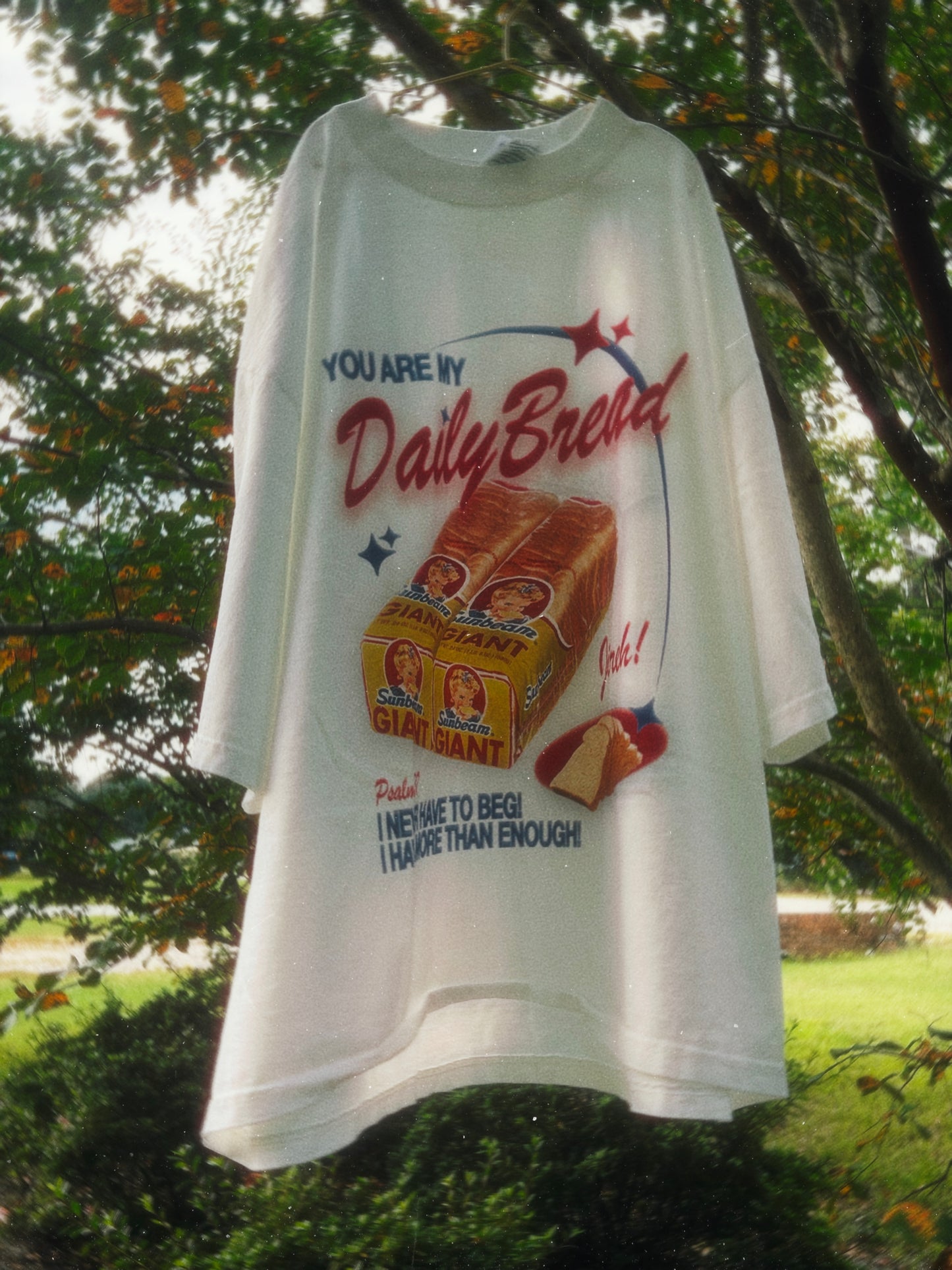 Daily Bread Tee | Oversized Drop Shoulder Fit: Size Down!