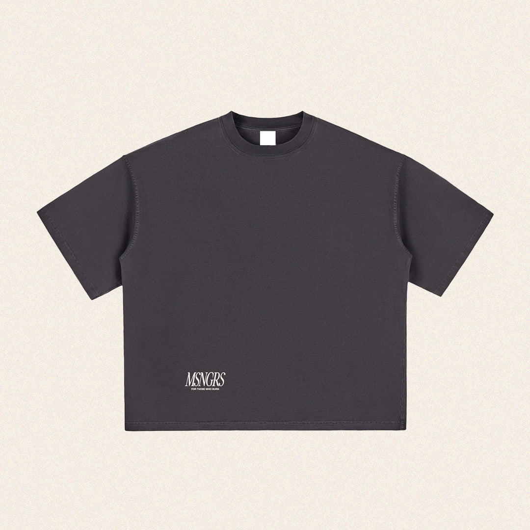 Not By Bread Alone Tee | Vintage Washed Boxy T-Shirt