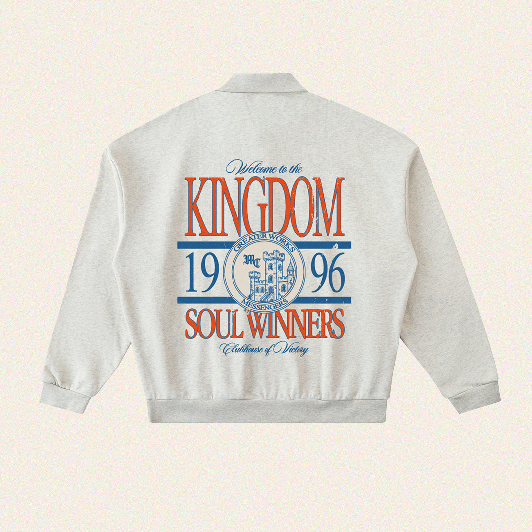 Heavyweight Fleece Polo Sweatshirt